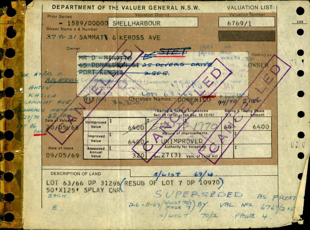 1968 - 1974 Sammat Ave to The Esplanade