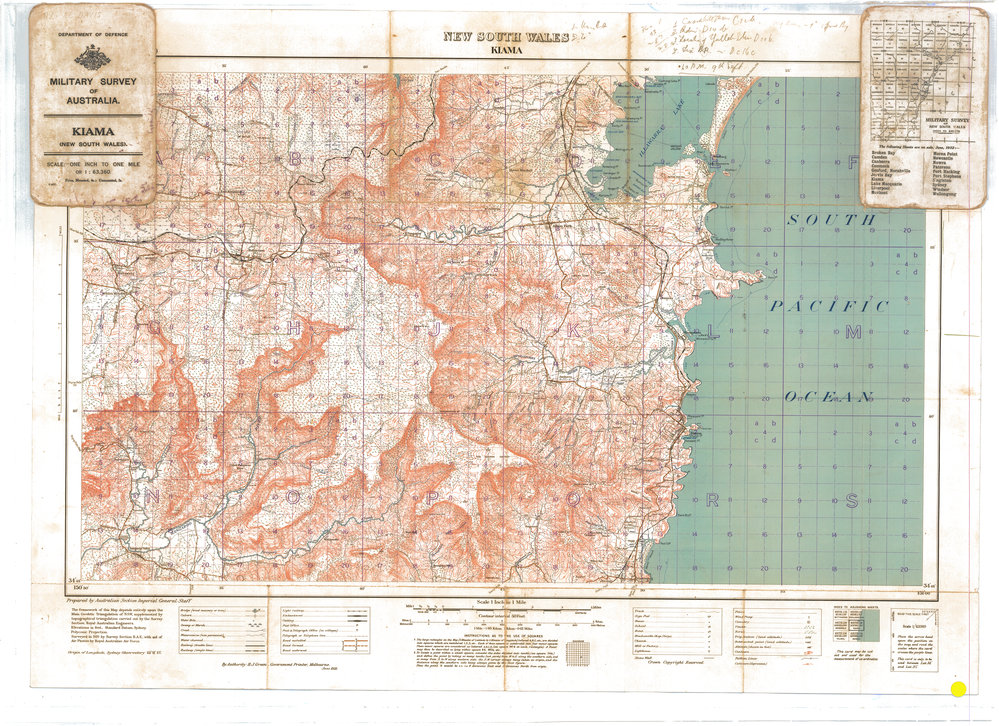 Military Survey of Australia - Kiama