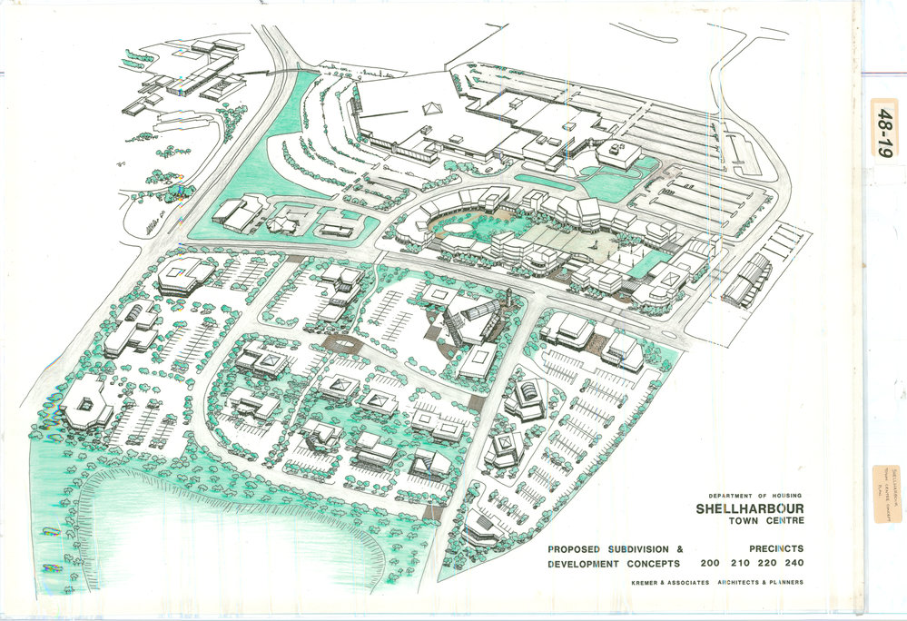 Proposed Subdivision and Development Shellharbour Town Centre - Department of Housing.