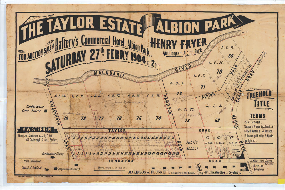 Taylor Estate Albion Park 