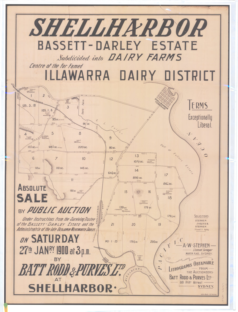 Bassett-Darley Estate Map A