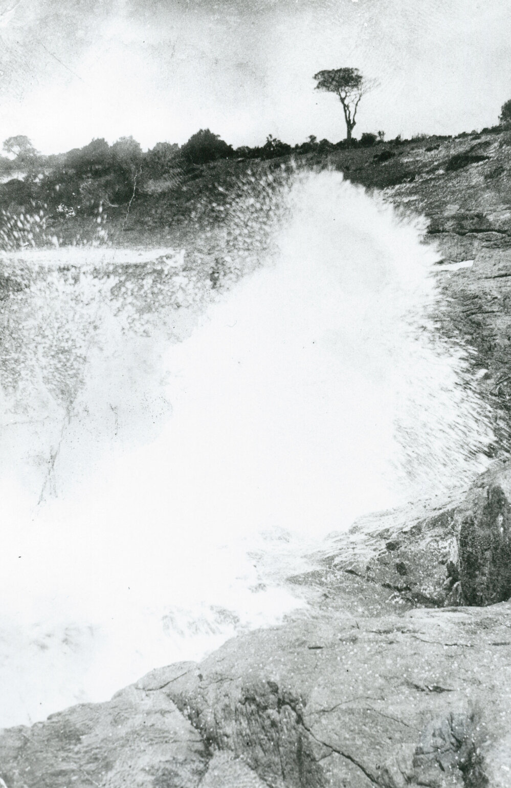 Wave breaking on rocks, South Beach, Shellharbour
