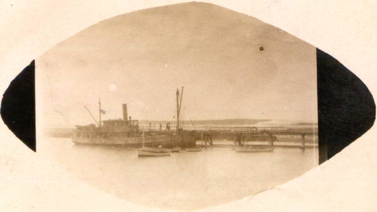 The Patonga moored at Shellharbour Jetty