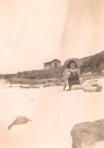 Jean Robinson at North Beach, Shellharbour