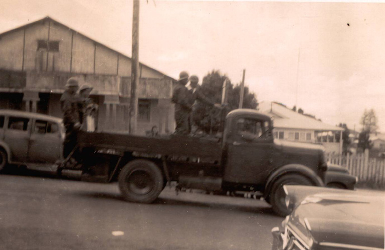 Old truck in the Shellharbour Centenary Parade