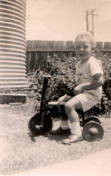 Allan Cody on a 'dinky'