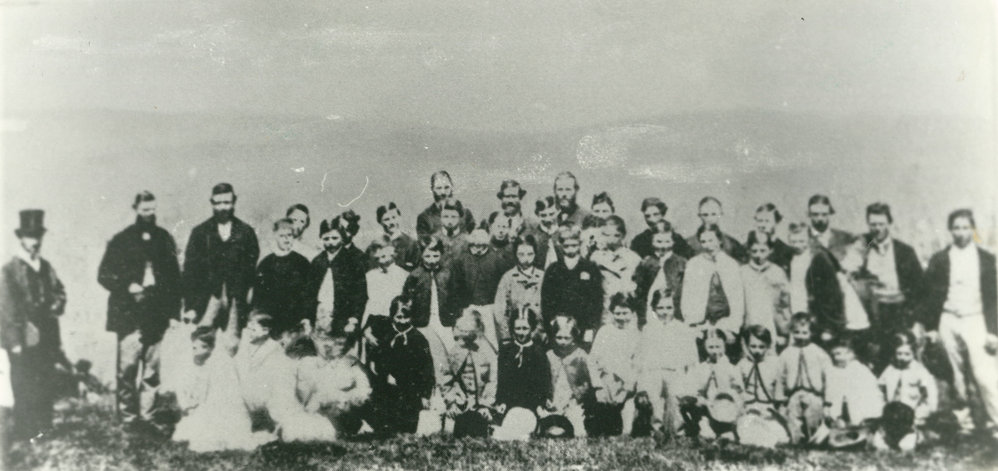 A picnic at Albion Park in the 1870s