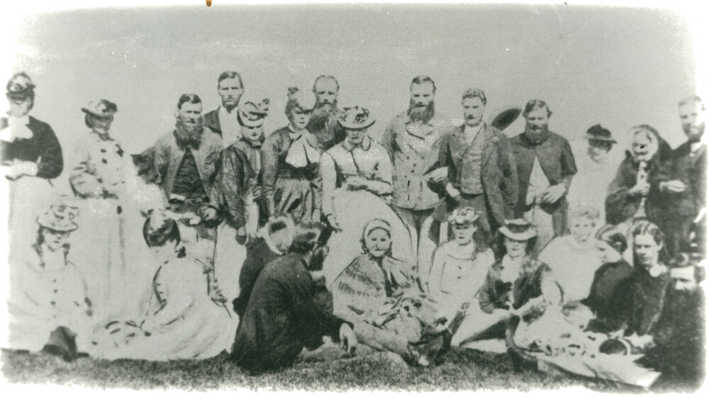 A picnic in the 1870s