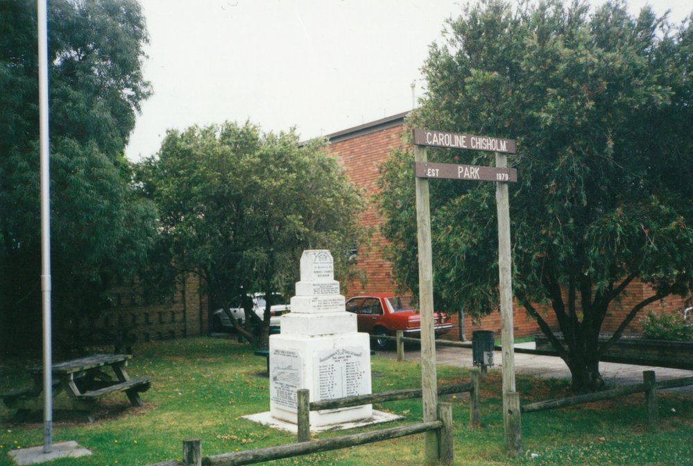 Caroline Chisholm Park Memorial