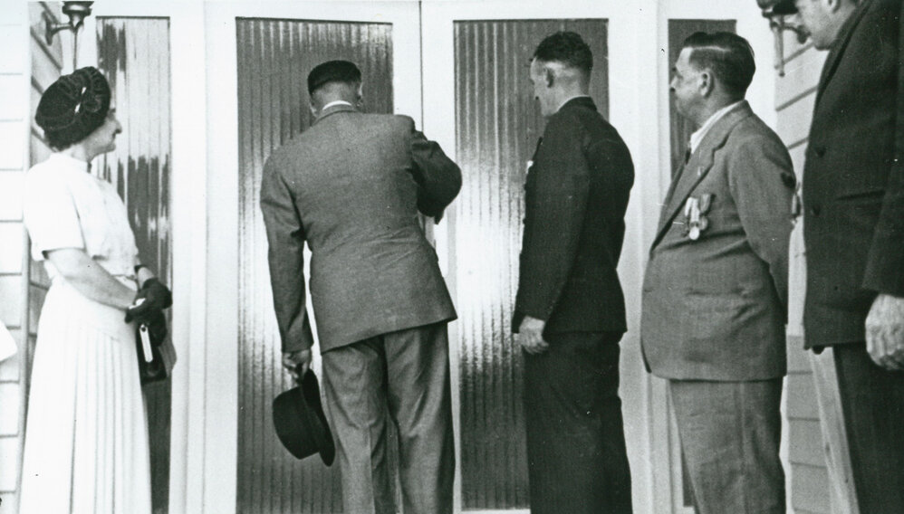Sir John Northcott, Governor of NSW opening  Albion Park RSL 1953