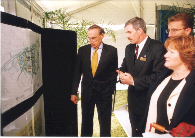 Officials at the opening of Shellharbour City Centre