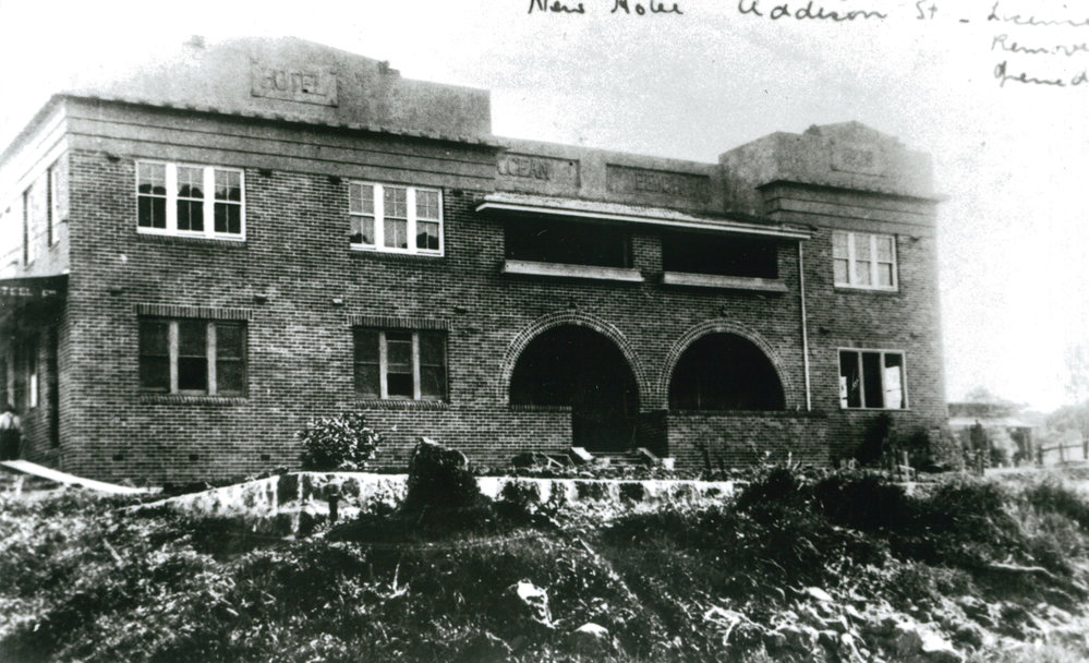 Ocean Beach Hotel, Shellharbour 1929