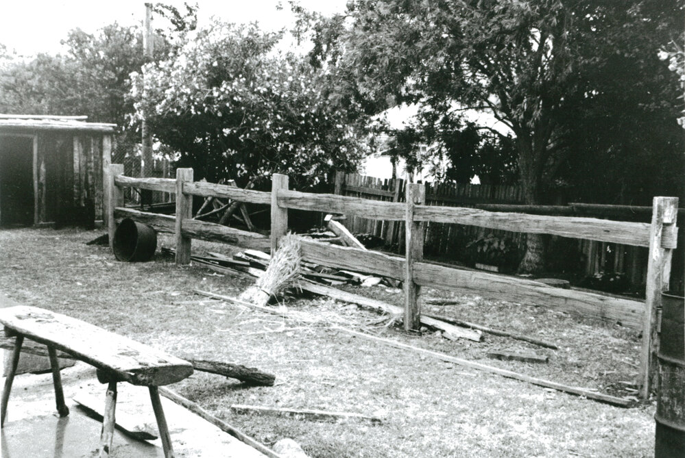 Two rail fence display at Albion Park Show