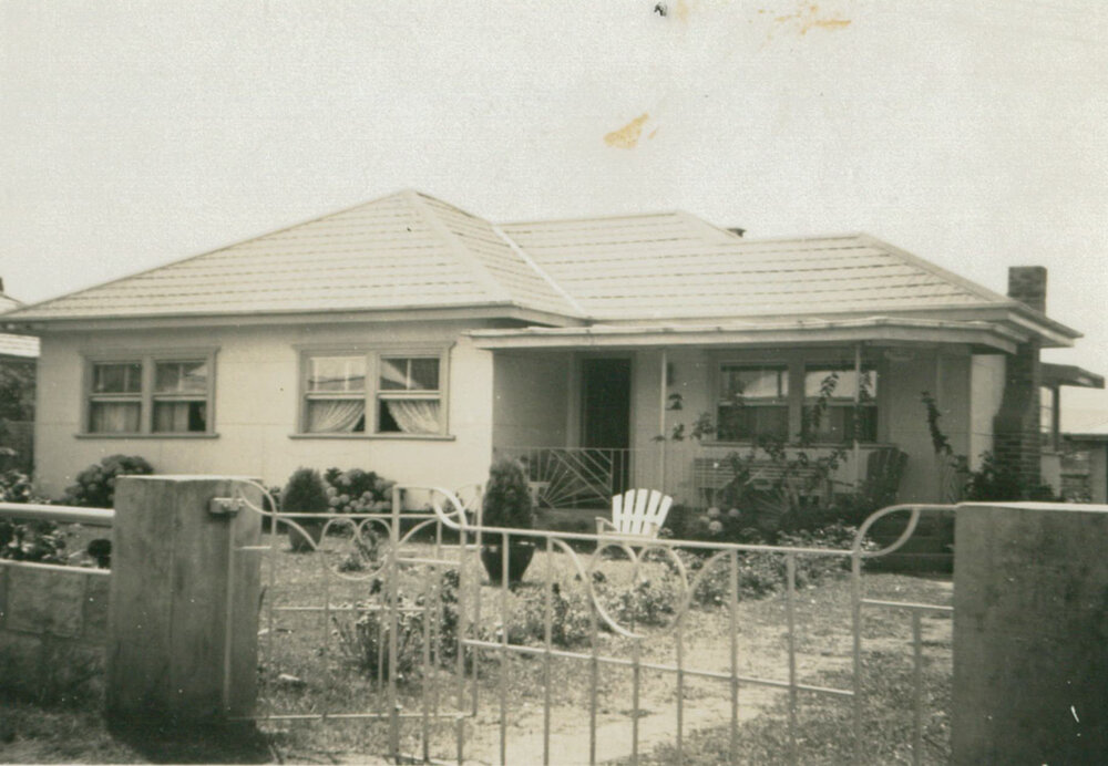 Essie and Lew Stubbs home at Albion Park