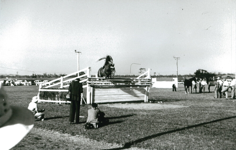 Sister Fitzgerald competing in the Highjump at  Albion Park Show