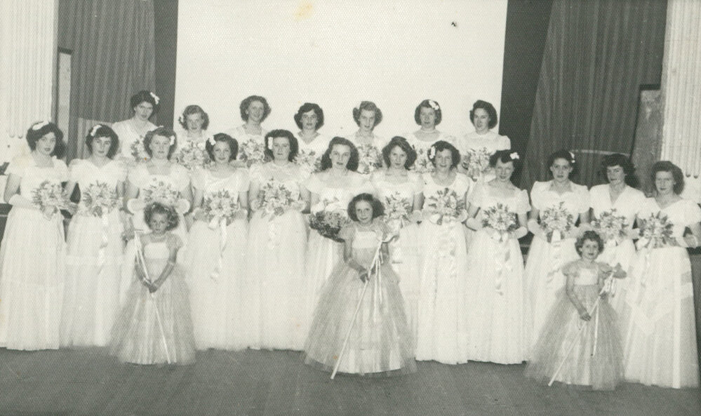 Albion Park debutantes in the 1950s