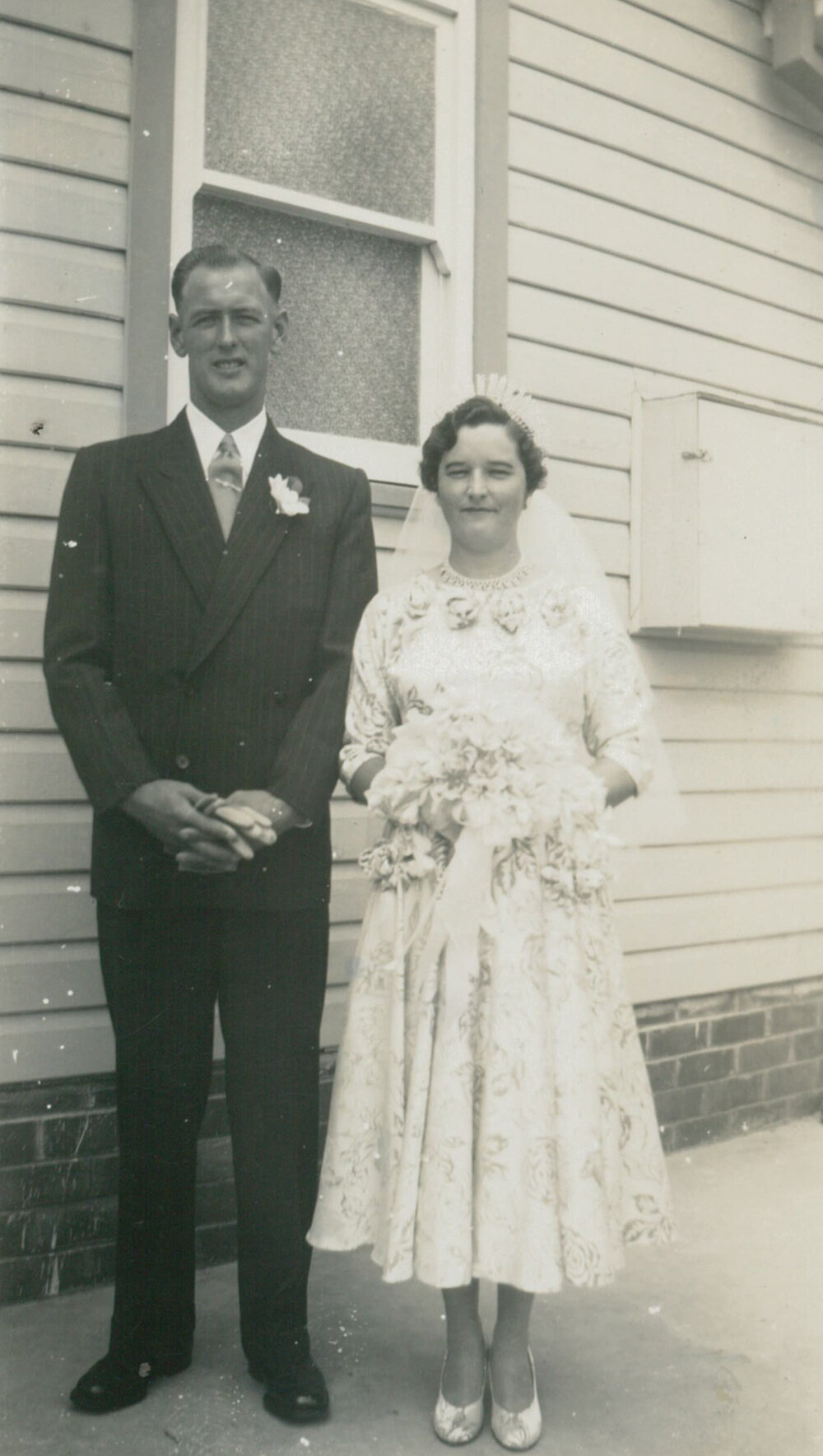 The wedding of Noel Hetherington and Doreen King