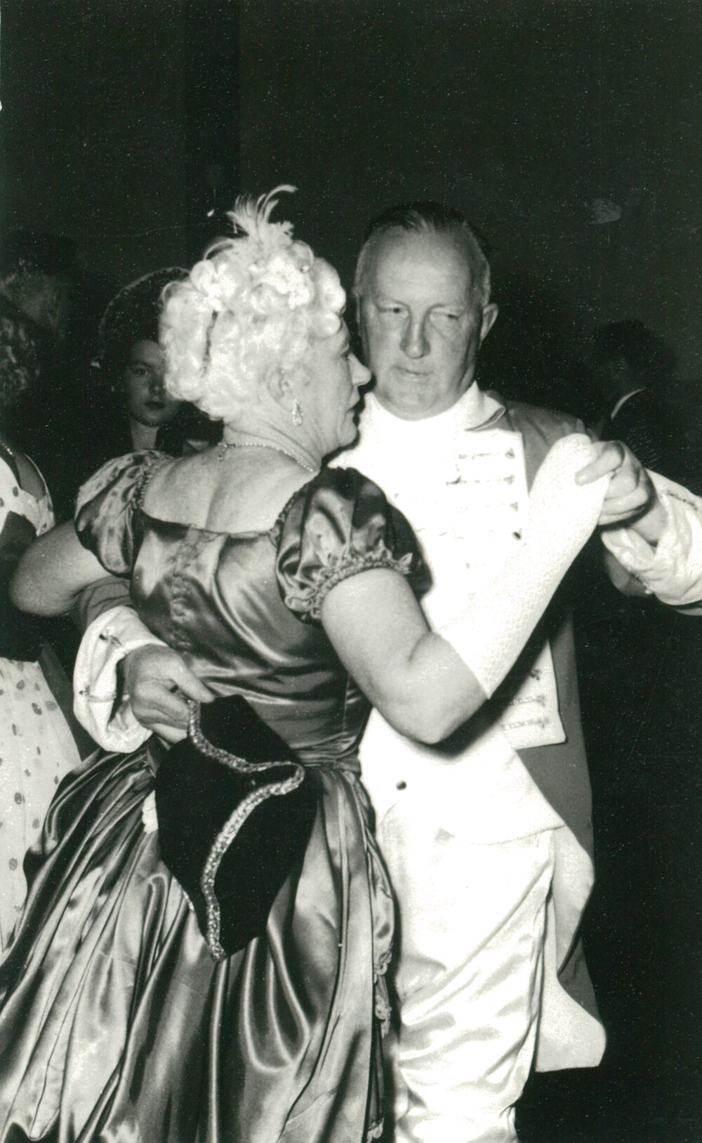 Essie Stubbs &amp; Arthur Moore dancing at the Centenary Ball