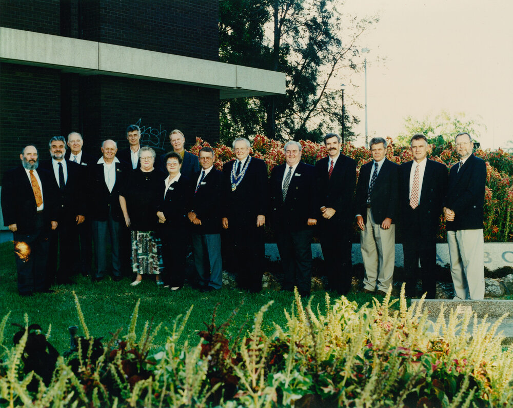 Shellharbour City Councillors with senior Council staff