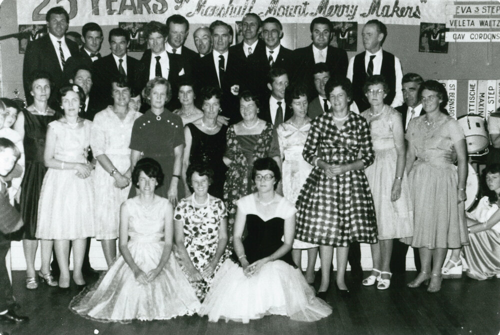 25th anniversary of the dances at Marshall Mount Hall 1953-1978