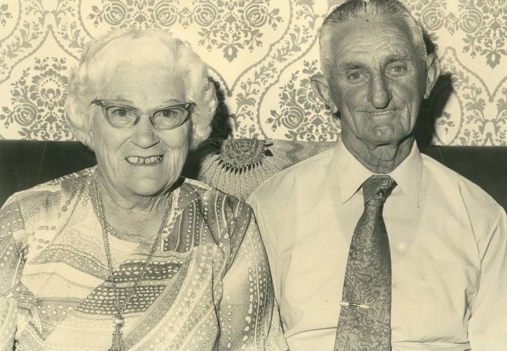 Essie &amp; Lew Stubbs at their 50th wedding anniversary