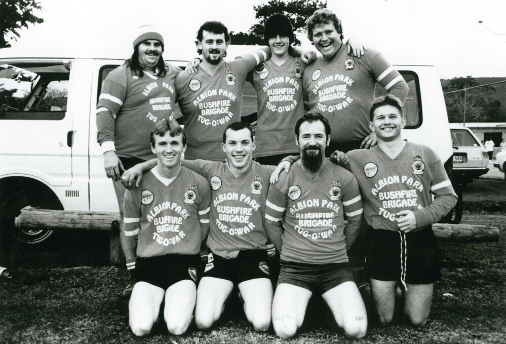 Albion Park Bushfire Brigade Tug-of-war team