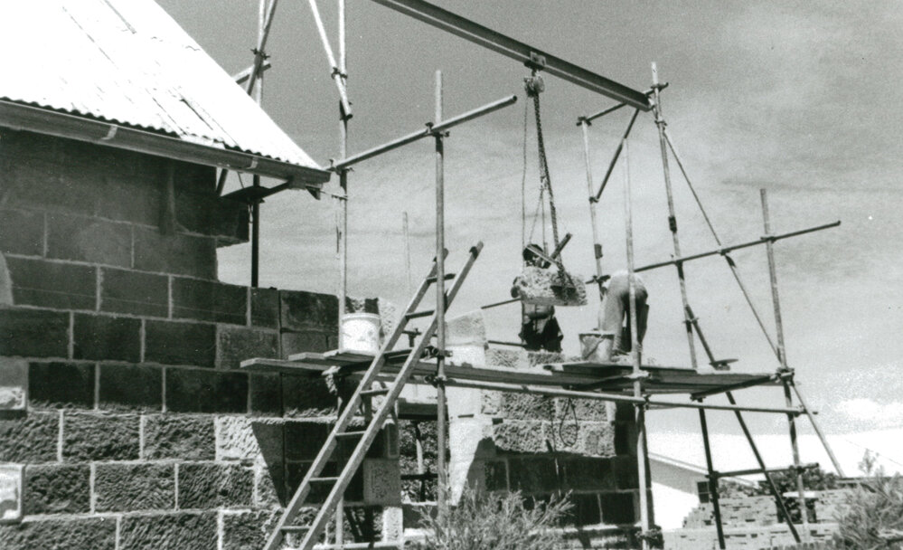 Restoration &amp; extension of the Methodist Church, Shellharbour 1979