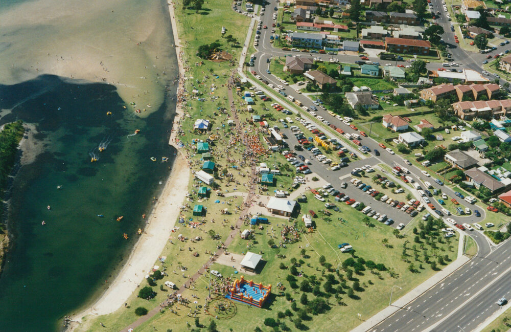 Aerial view of Breakfast by the Lake 1996