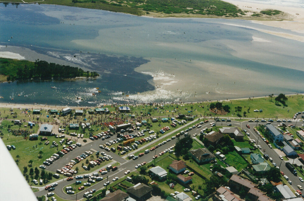 Aerial view of Breakfast by the Lake 1996