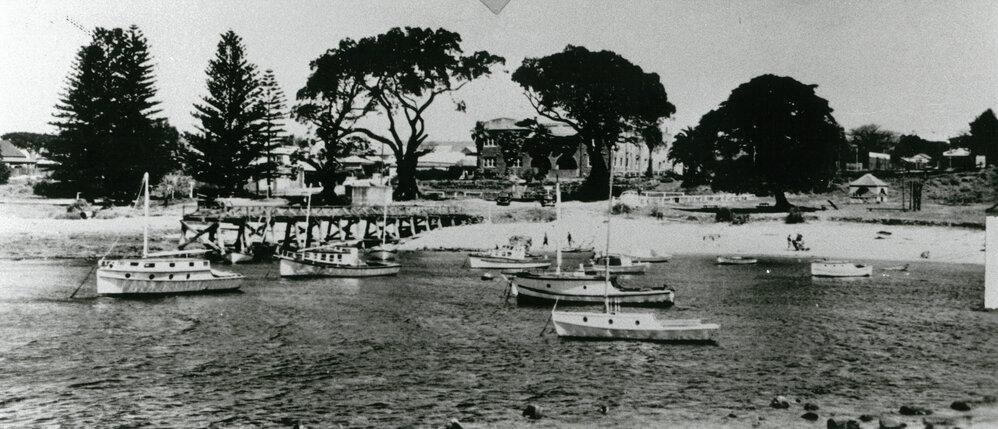 Boats at Shellharbour Harbour about 1950