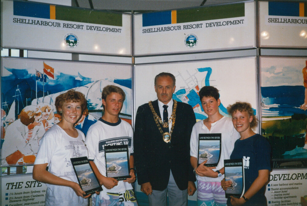 Rotary youth exchange visit to Shellharbour 1988