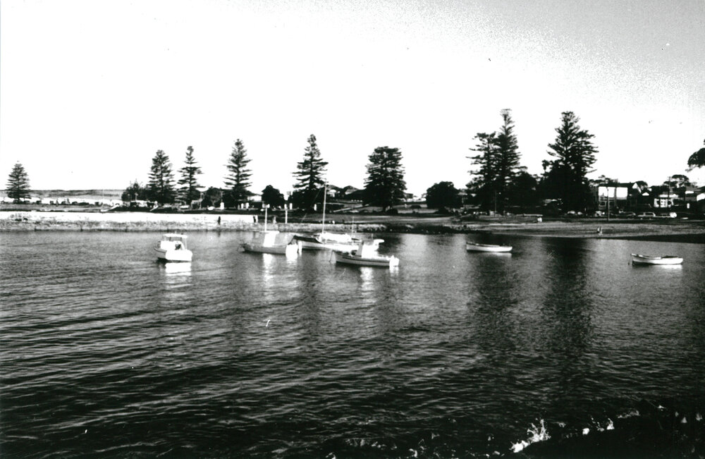 Boats in Shellharbour Harbour 1991