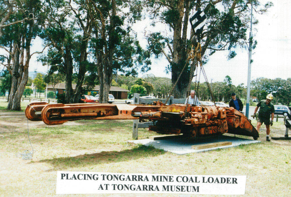 Tongarra Mine Coal loader display at Tongarra Museum 1997