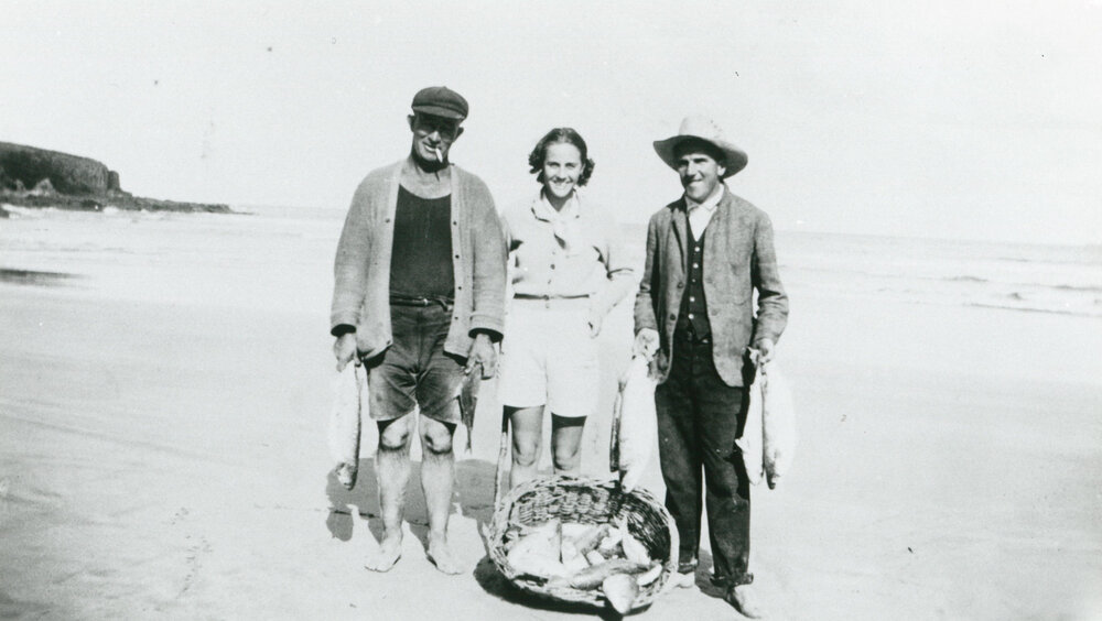 Ross (Togo) Jordan, Rose Fisher (later Hockey) and George Daniel Hockey