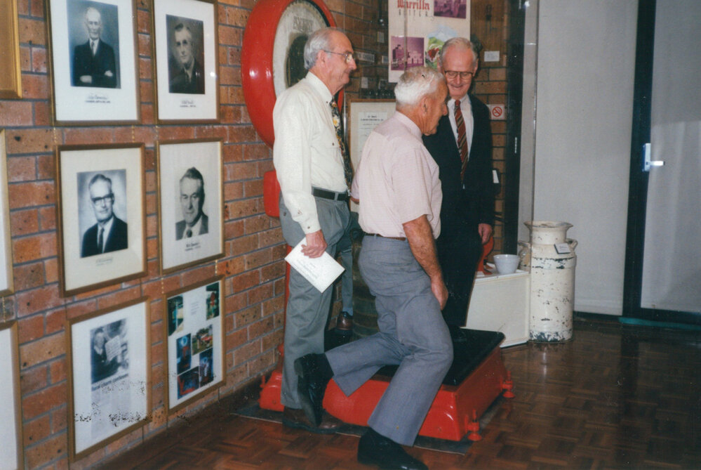 Kevin Gillis, Jack Martin &amp; Ray Carmody at Tongarra Museum