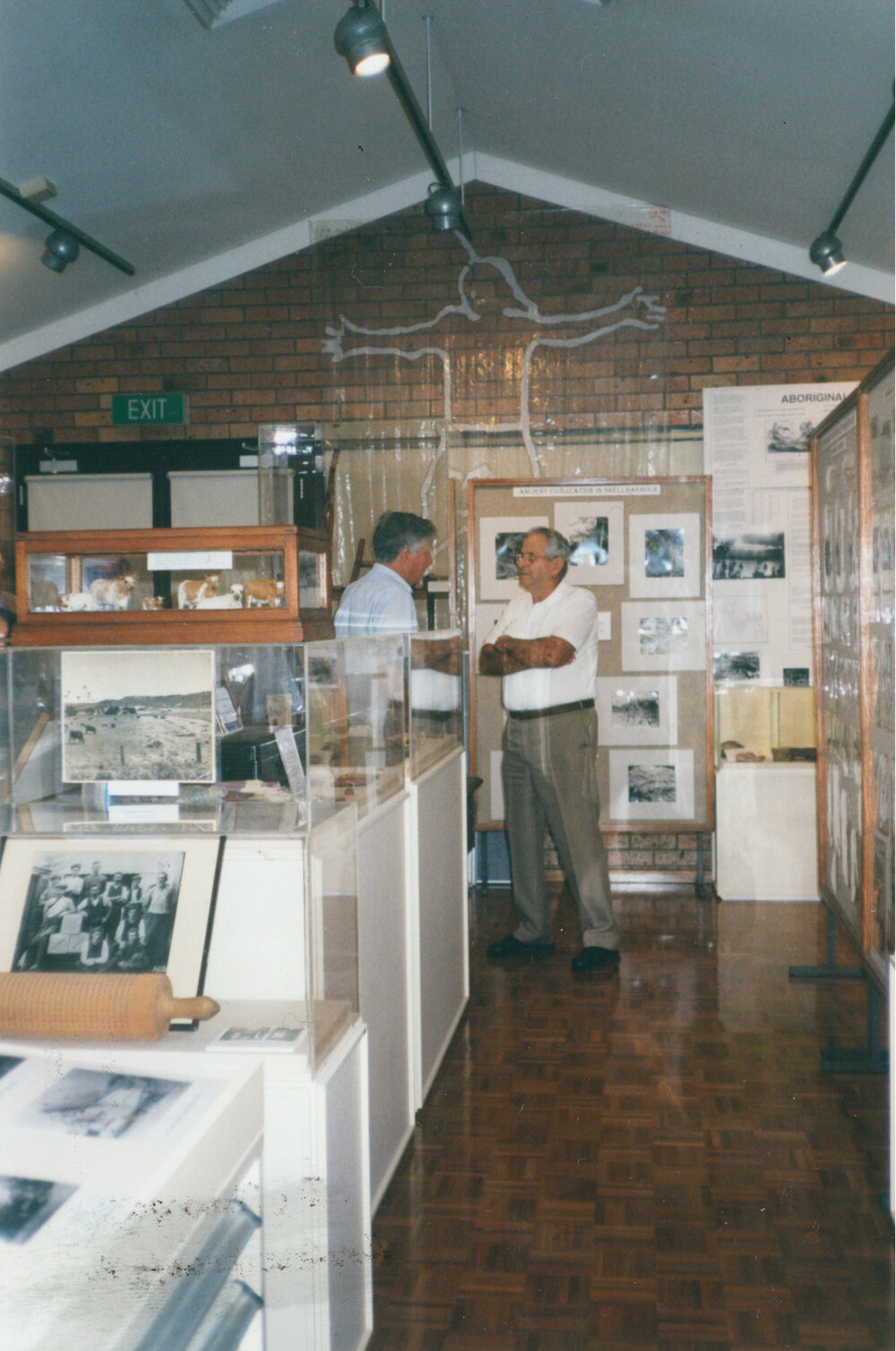 Don Grey &amp; Avon Dunster at Tongarra Museum