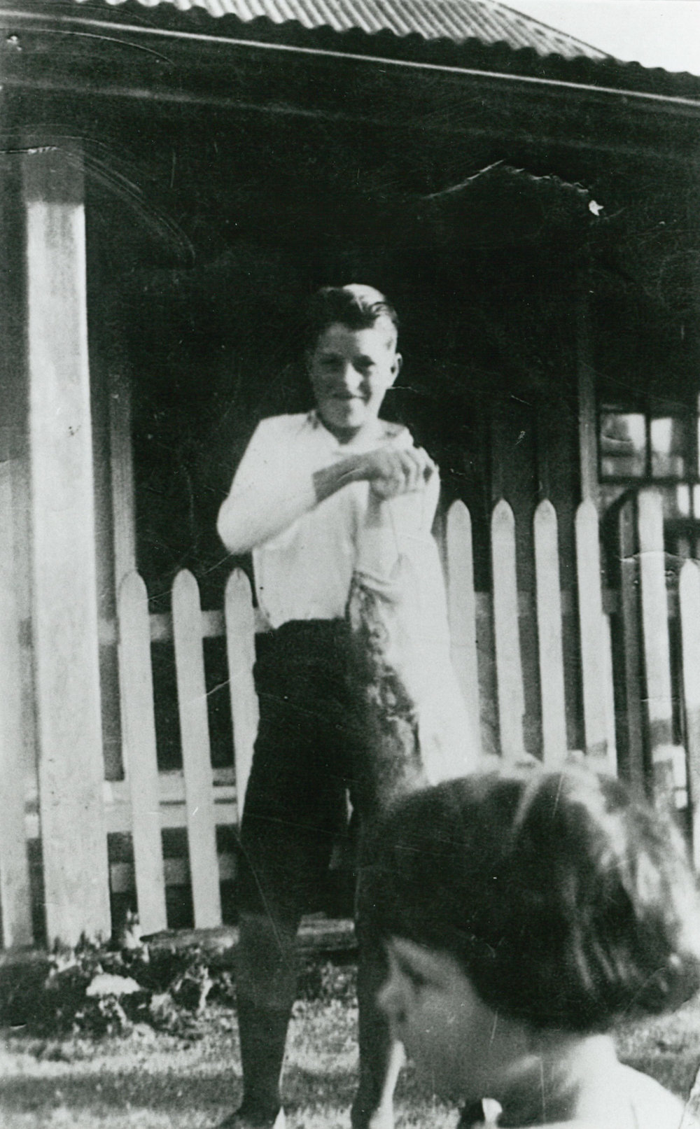 Ray Hockey holding a kingfish