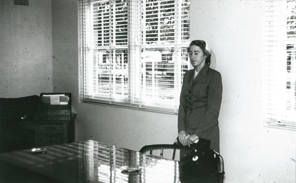 Lexie Mayo at the opening of new offices at the Illawarra Cooperative Central Dairy Factory