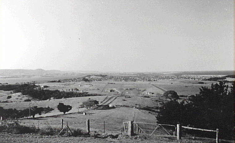 View towards Port Kembla from Dunster's Hill