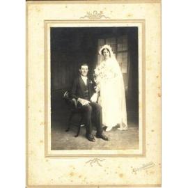 Elsie Pearson and Barney Norman Wedding Day, Albion Park 