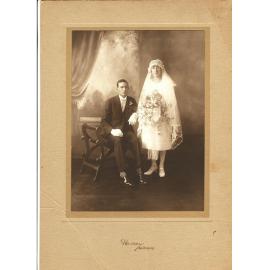 Oliver Pearson and Violet Pearson Wedding Day, Marshall Mount