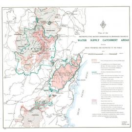 Metropolitan Water Sewerage and Drainage Boards Water Supply Catchment Areas