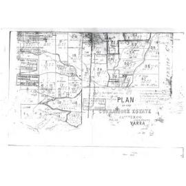 Plan Curramore Esatate
