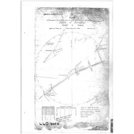 Plan of Connection from Church Spire to Alignment and Cemetery at Shellharbour
