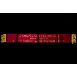 Charles Prior Smith Memorial Sash - Albion Park AHI Association Most Successful Rural Youth Exhibitor 