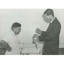 Testing Milk At The Illawarra Cooperative Central Dairy Society 1950