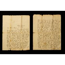 Letter To Charles Vivian Ziems from his Mother