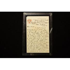 Correspondence Augustus Milton East