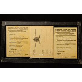 Field Service Postcards - Augustus Milton East