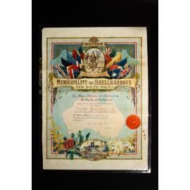 Certificate of Appreciation Robert Parkinson